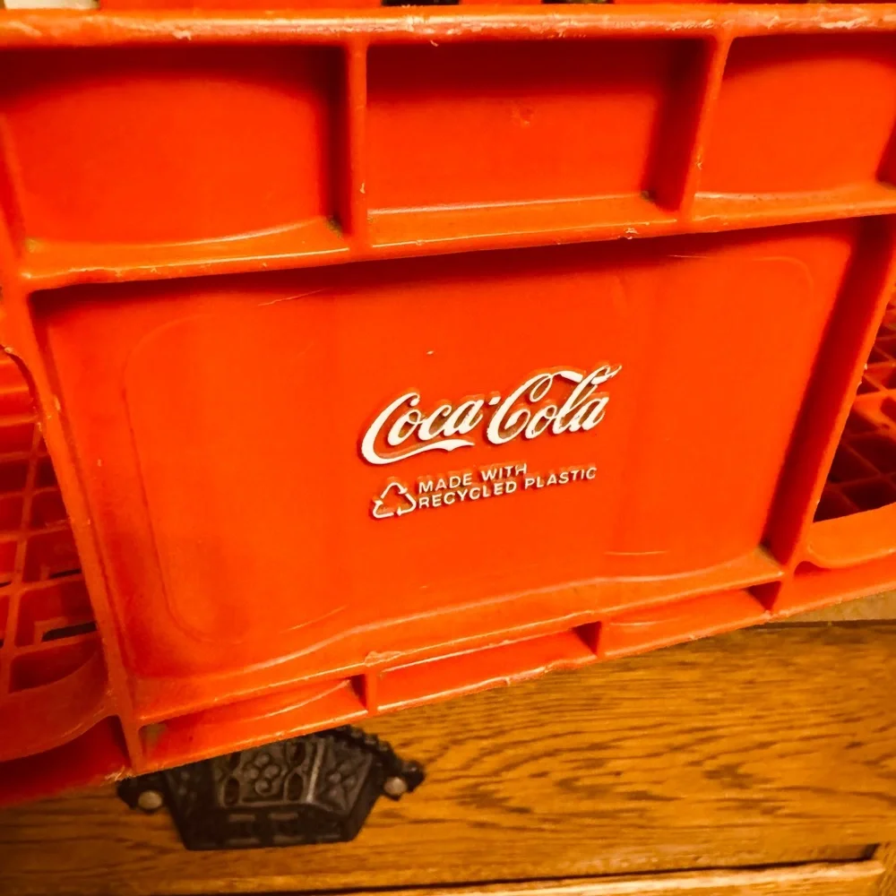 Coca-Cola The Swire Group Plastic Bright Red Vintage Storage Crate